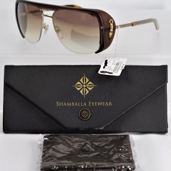 Shamballa Other - Shamballa Sunglasses Men’s Kingdom Brown Rose Gold